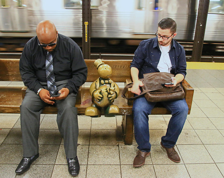 N Y C Subway Scene # 30 Photograph by Allen Beatty