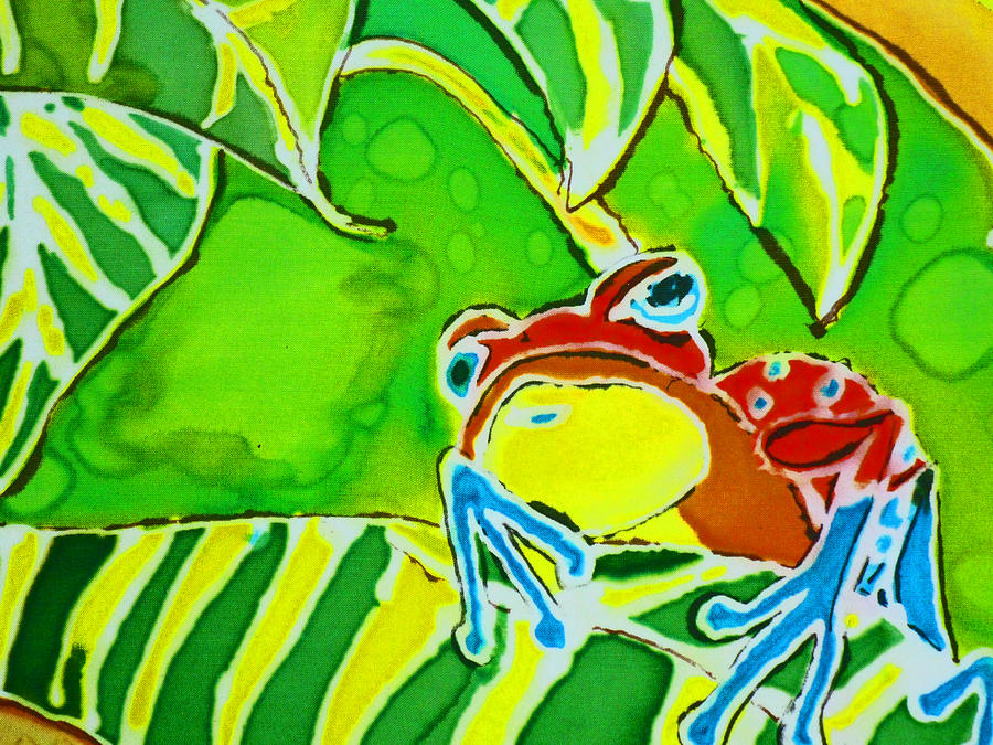 Na Froggy Painting by Kelly Smith