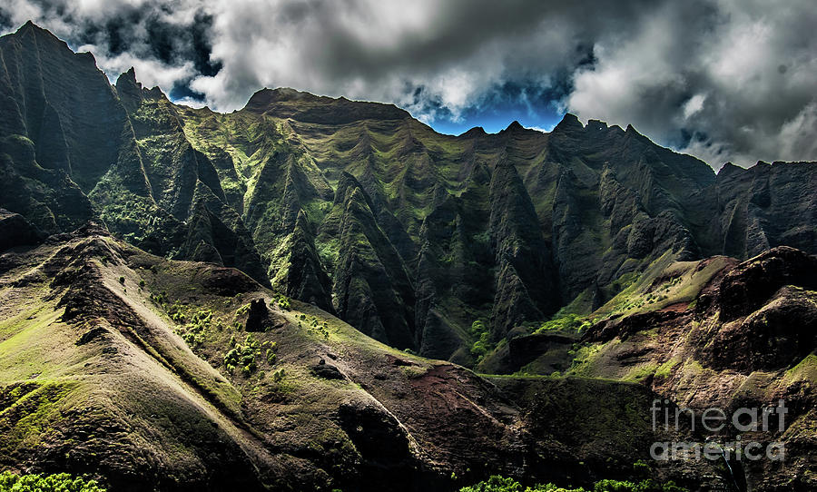 Na Pali Coast Cathedral Peaks #10 Photograph by Blake Webster