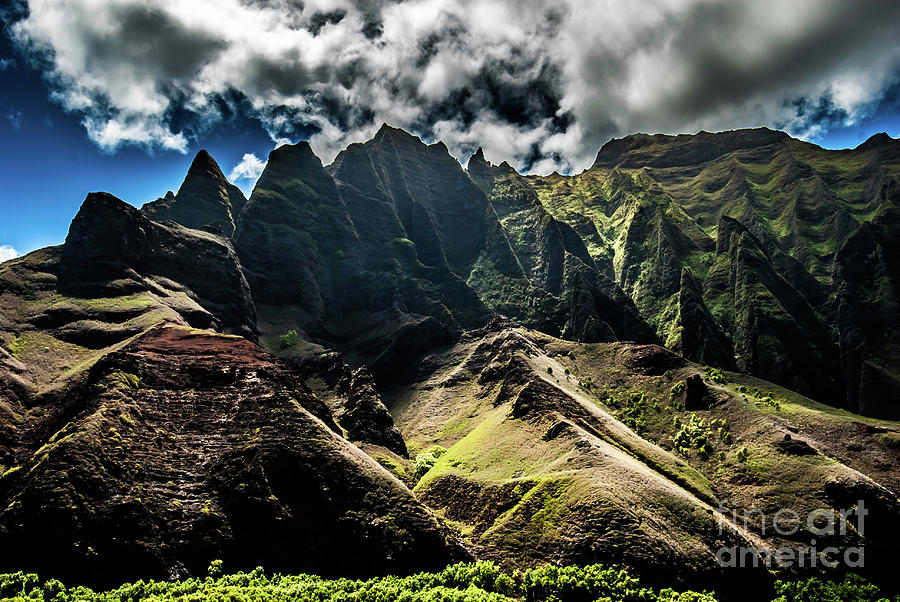 Na Pali Coast Cathedral Peaks #11 Photograph by Blake Webster
