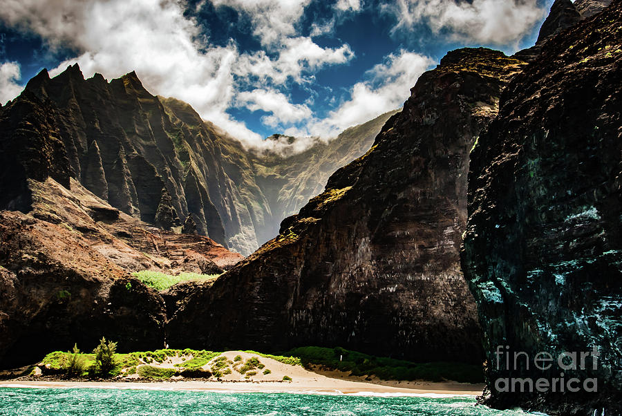 Na Pali Coast Cathedral Peaks #2 Photograph by Blake Webster