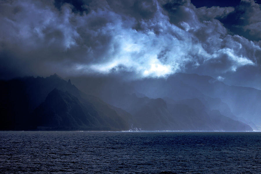 Na Pali Photograph - Na Pali Coast in the Moonlight by Dan Pearce Na Pali Photograph - Na Pali Coast in the Moonlight by Dan Pearce