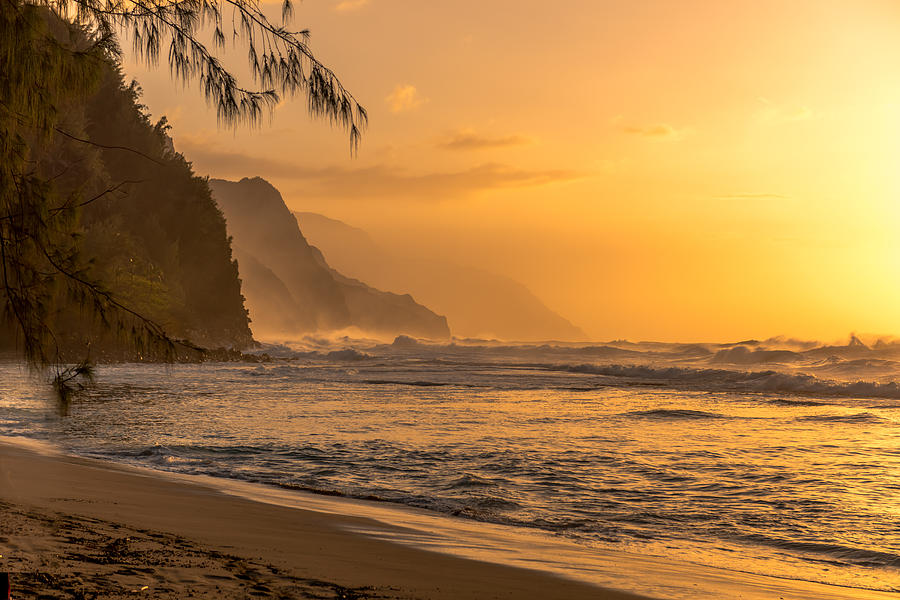 Na Pali Coast SunSet Photograph by Tex Wantsmore