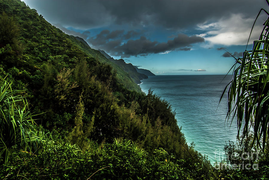 Na Pali Trail Lookout Kauai Hawaii Photograph by Blake Webster