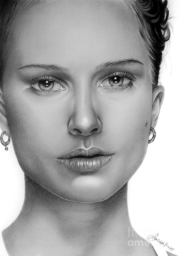 Natalie Portman Drawing by Adjie Ananto - Fine Art America