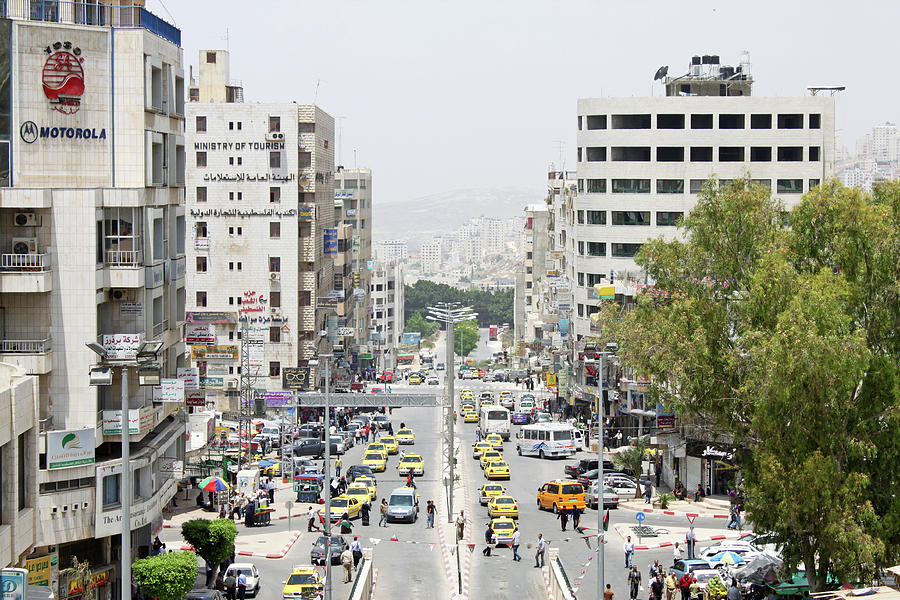 Nablus Street Photograph by Munir Alawi