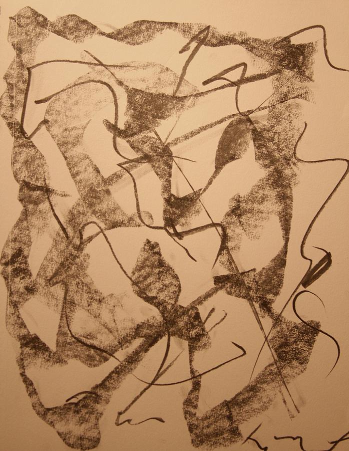 Abstract Drawing - Nacton by David Barnicoat