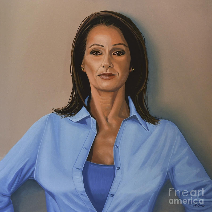 Nadia Comaneci Painting by Paul Meijering