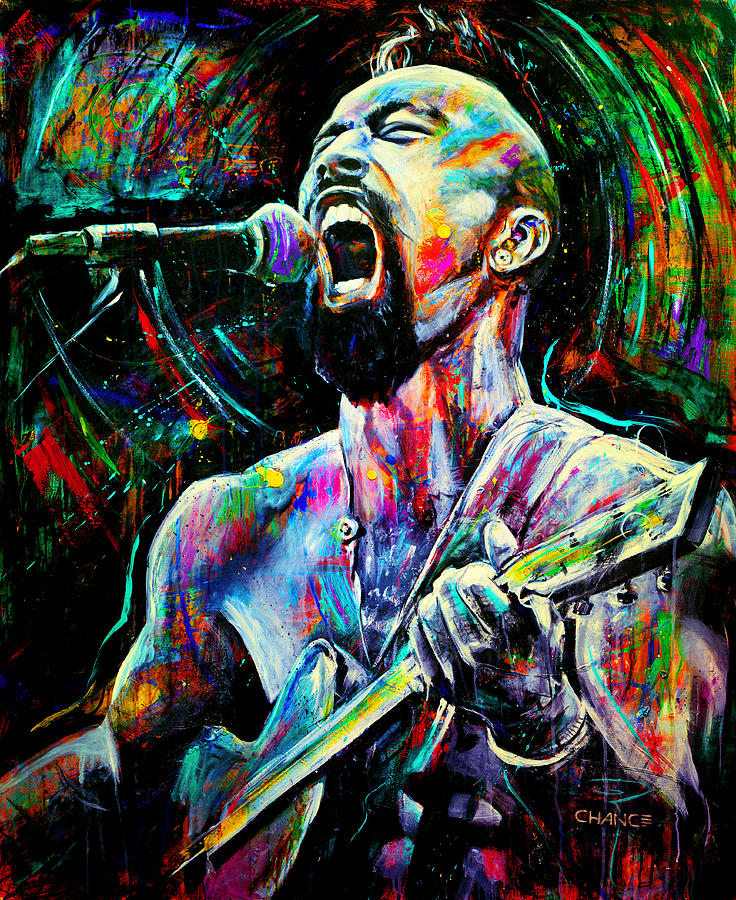 Nahko Painting by Robyn Chance
