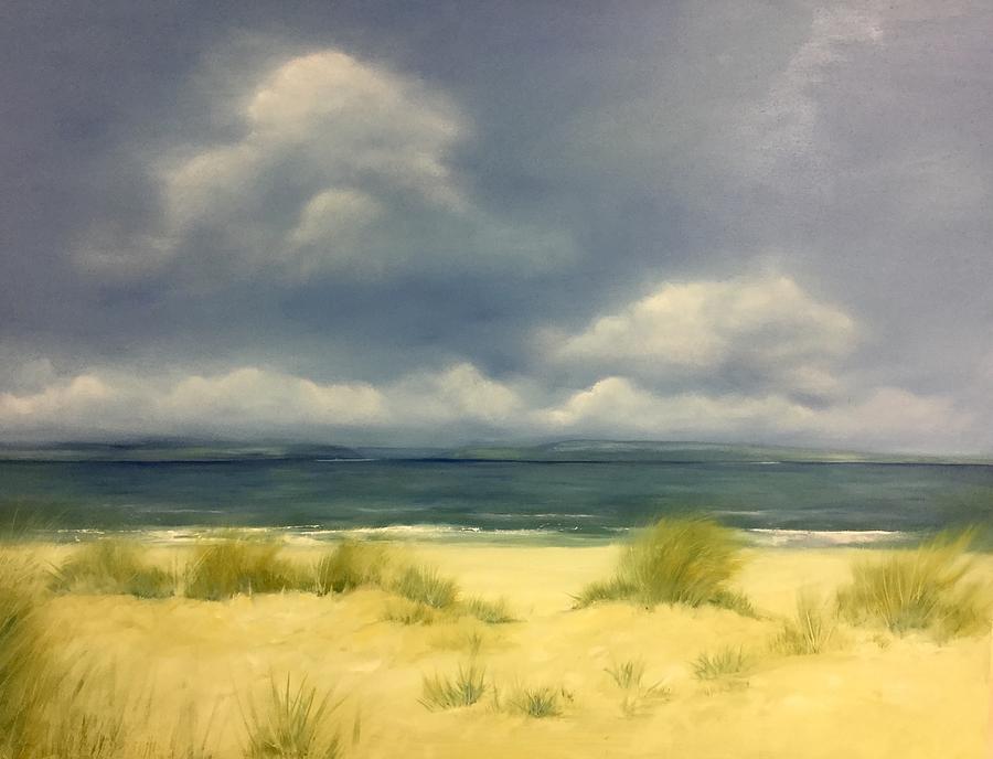 Summer Painting - Nairn Beach by Fiona Jack