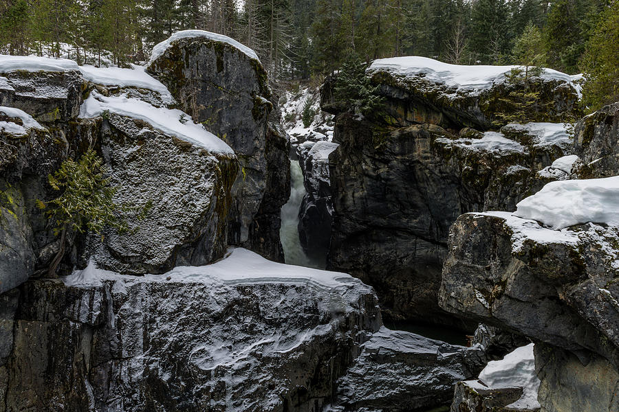 Nairn Falls, Winter Photograph by TM Schultze