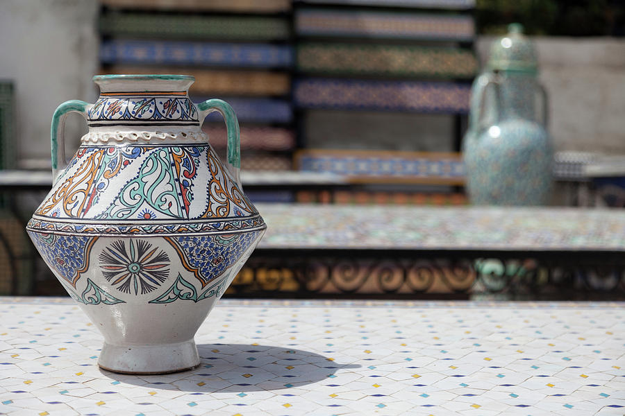 Naj Ceramics Morocco Photograph by Erika Gentry