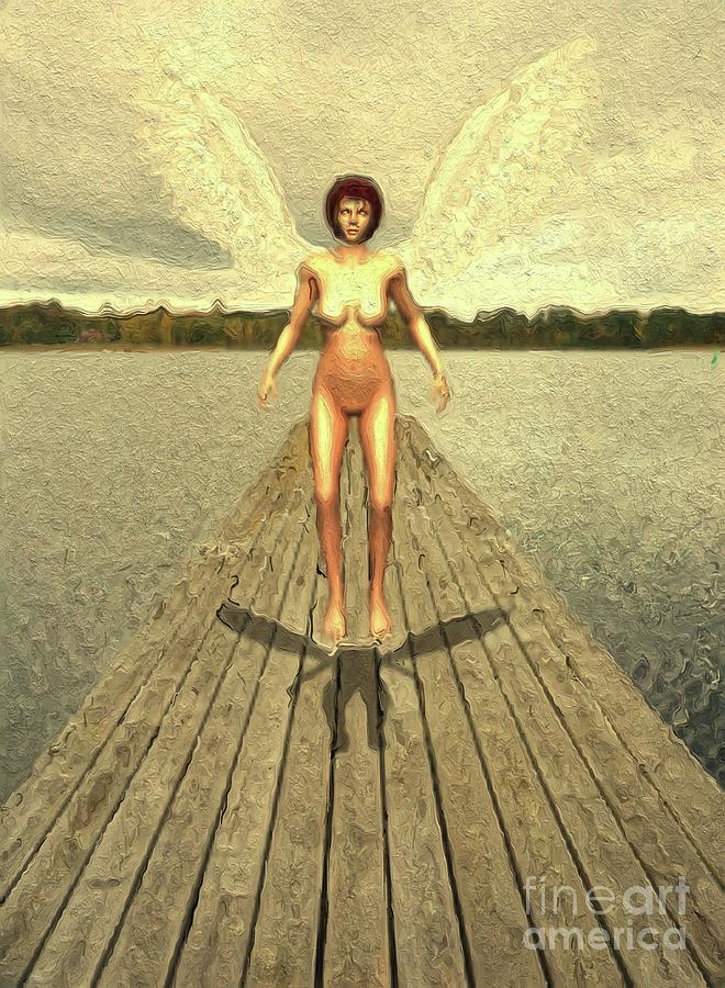 Naked Angel Digital Art