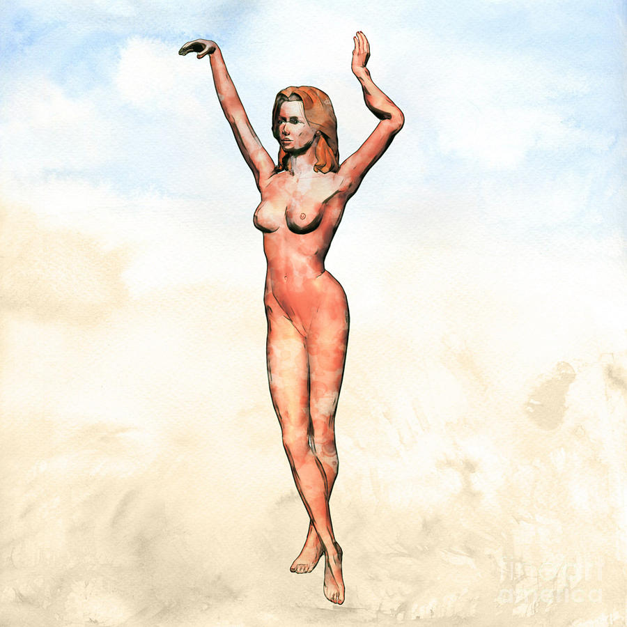 Naked Dance Pop Art by Mary Bassett Digital Art by Esoterica Art Agency -  Fine Art America