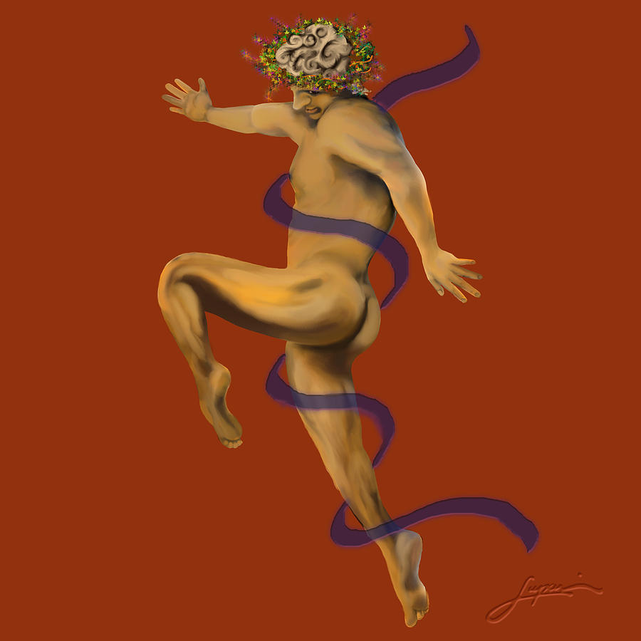Naked Dancer Painting - Naked Dancer #4 by Thomas Lupari Naked Dancer Painting - Naked Dancer #4 by Thomas Lupari