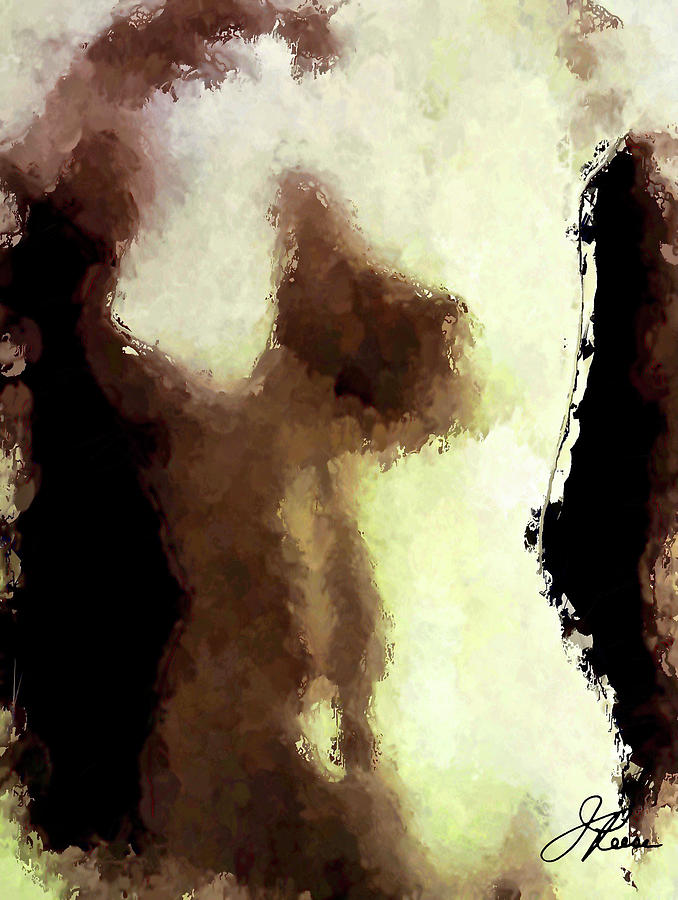 Naked Female Torso Painting