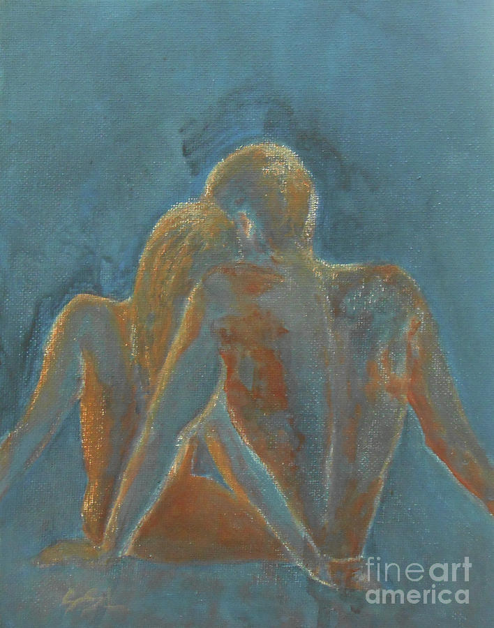 Naked Soul Painting by Jane See