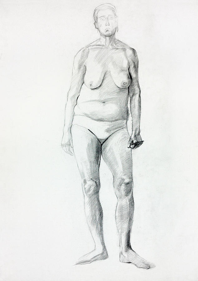 Drawing naked lady