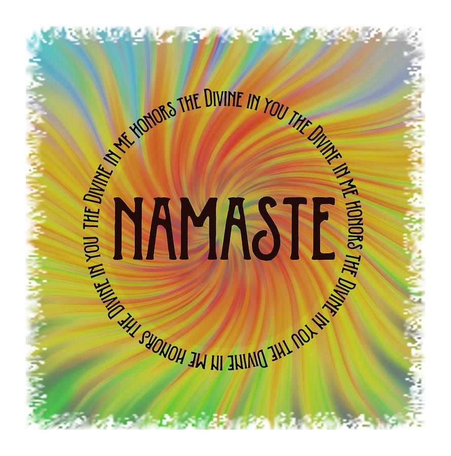 Namaste Divine and Honor Swirl Photograph by Terry DeLuco