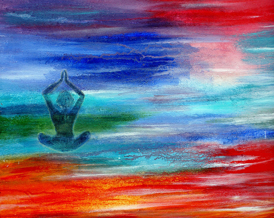 Namaste Painting By The Art With A Heart By Charlotte Phillips