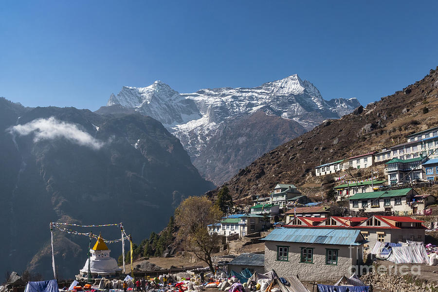 Namche Bazaar, Nepal Photograph by Babak Tafreshi