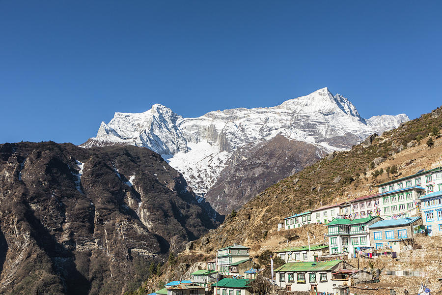 Namche Bazar in Nepal Photograph by Didier Marti