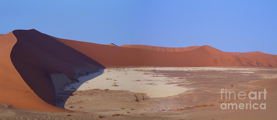 Namib Hidden Vlei panorama Photograph by Warren Photographic