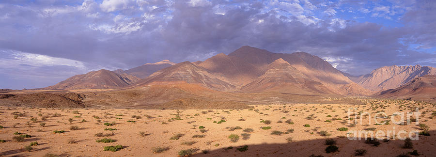Namibia Brandberg panoramic Photograph by Warren Photographic