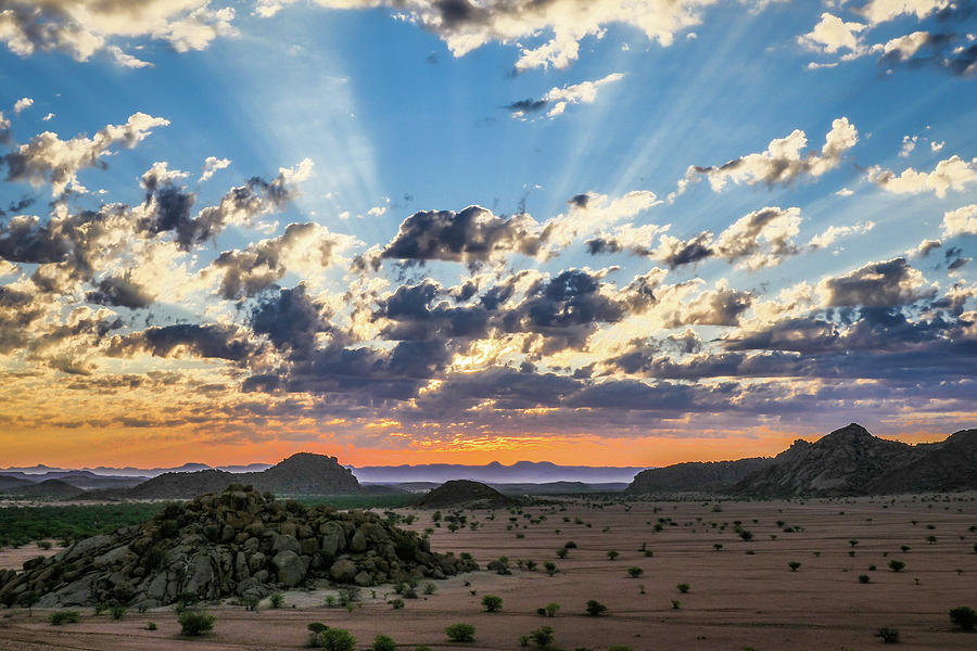Namibia Sunset Photograph by Randy Green