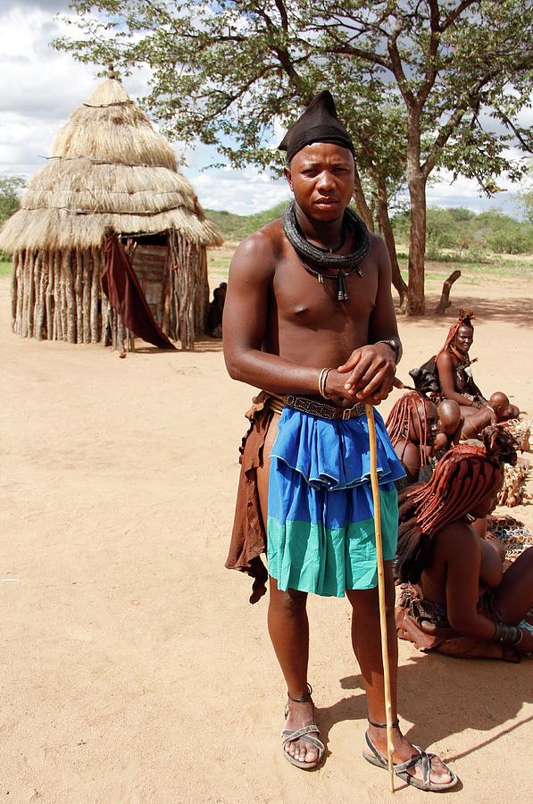 Namibia Tribe 3 - Chief Painting by Robert SORENSEN
