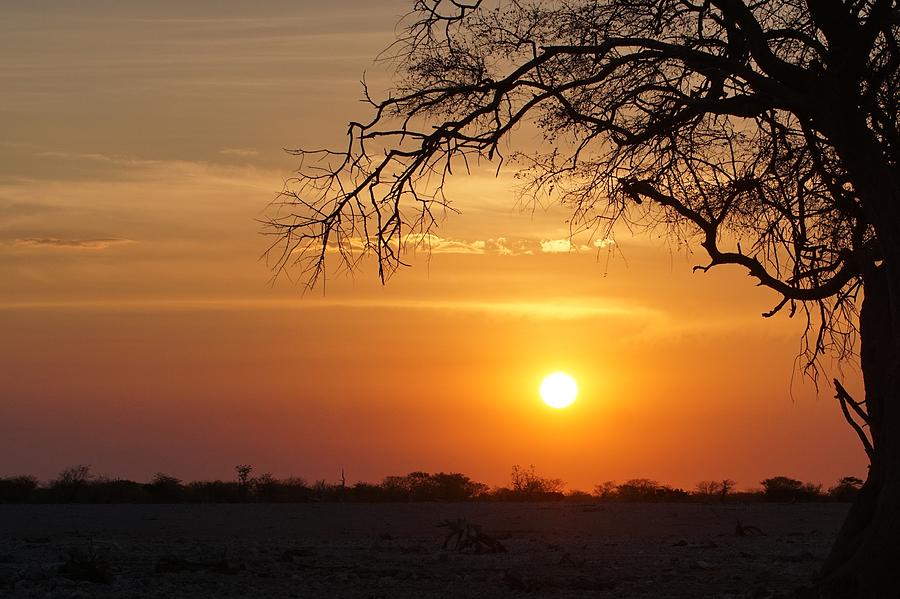 Namibian Sunset Photograph by Ernest Echols