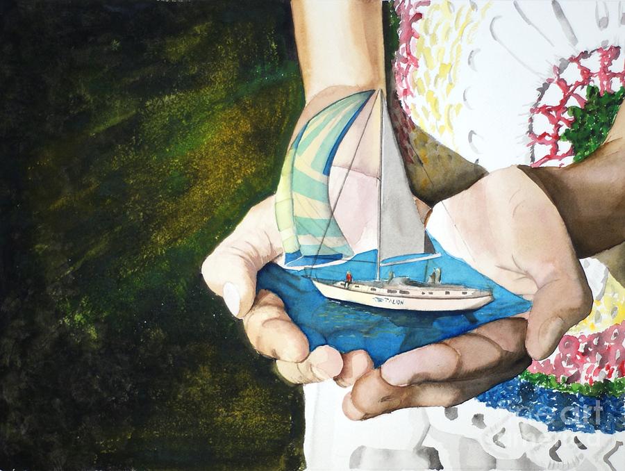 Nana Boat Painting by Denise Ogier