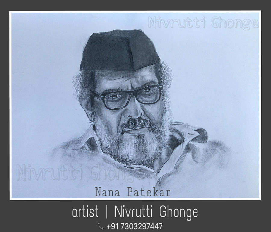 Abhijeet Magar on X My Sketche in Nana patekar httpstcoZmei2m9ulJ   X