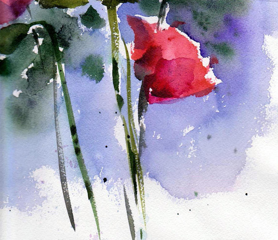 Flower Painting - Nancy Janes Rose by Anne Duke
