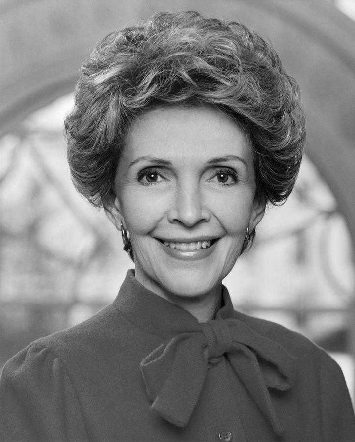 Nancy Reagan Official Portrait  Photograph by War Is Hell Store