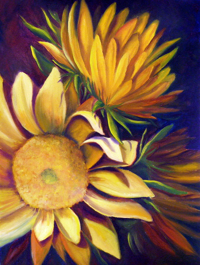 Nancy's Sunflowers Painting by Dorothy Nalls - Fine Art America