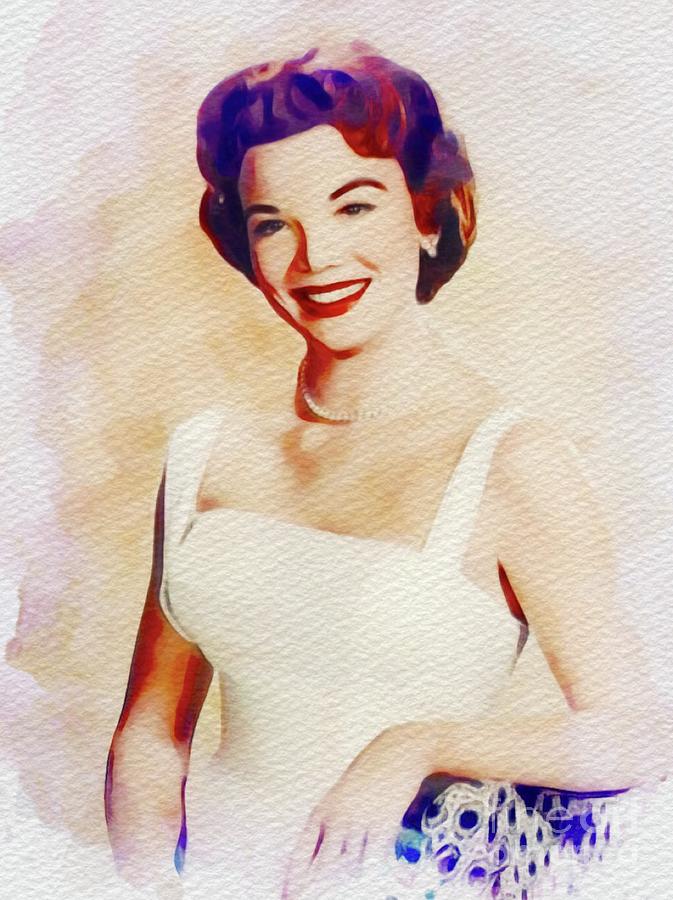Nanette Fabray, Vintage Movie Star Painting