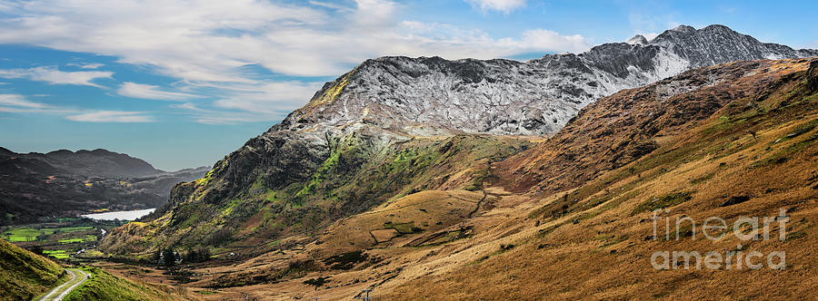 Nant Gwynant Valley Snowdonia Photograph by Adrian Evans