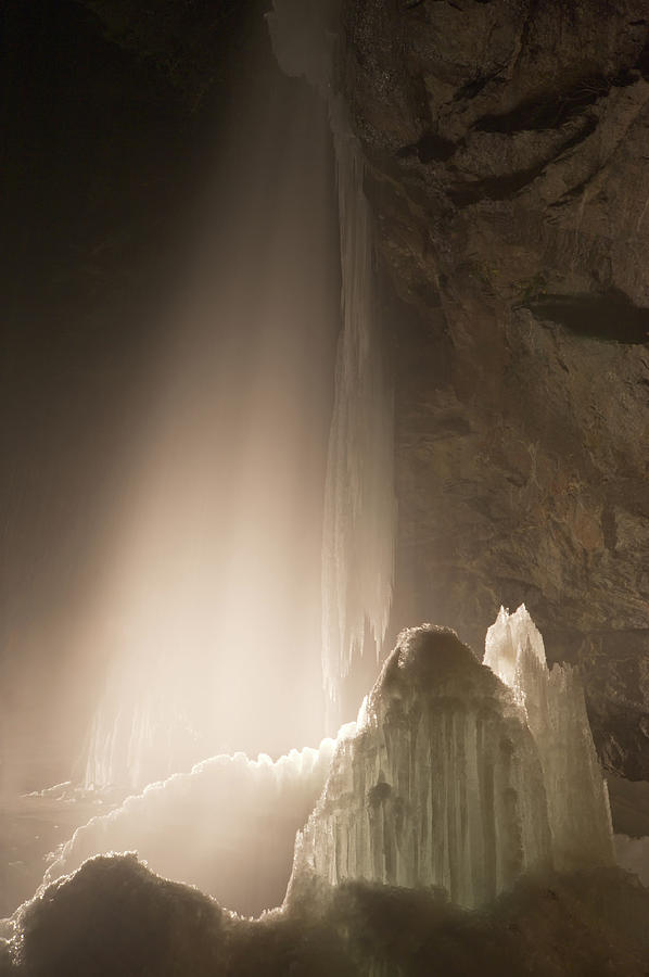 Nantahala National Forest waterfall at night Photograph by Kevin Adams ...