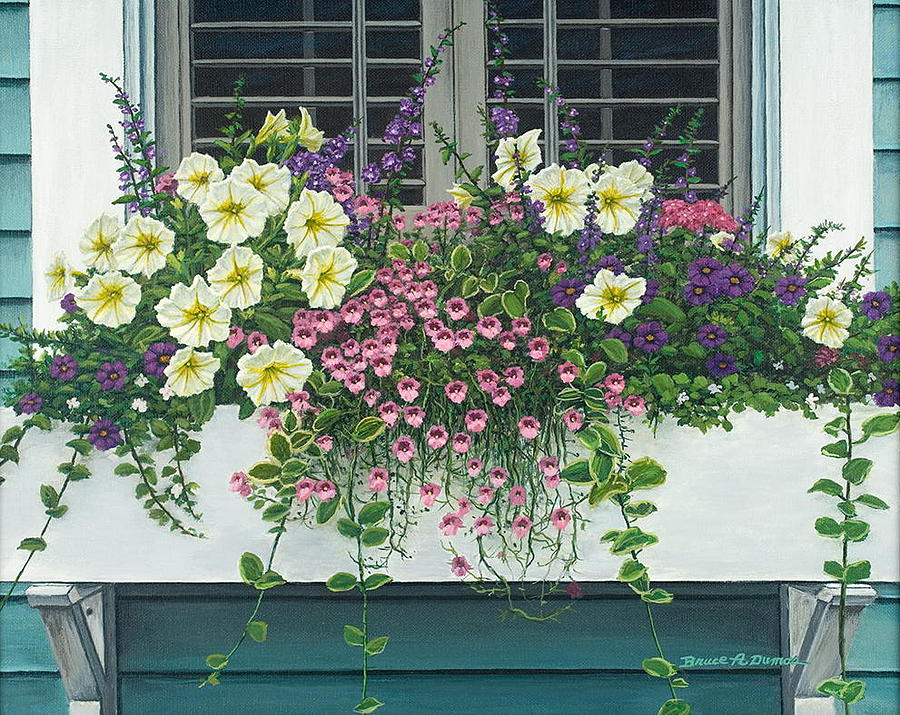 Nantucket Bloom Painting by Bruce Dumas