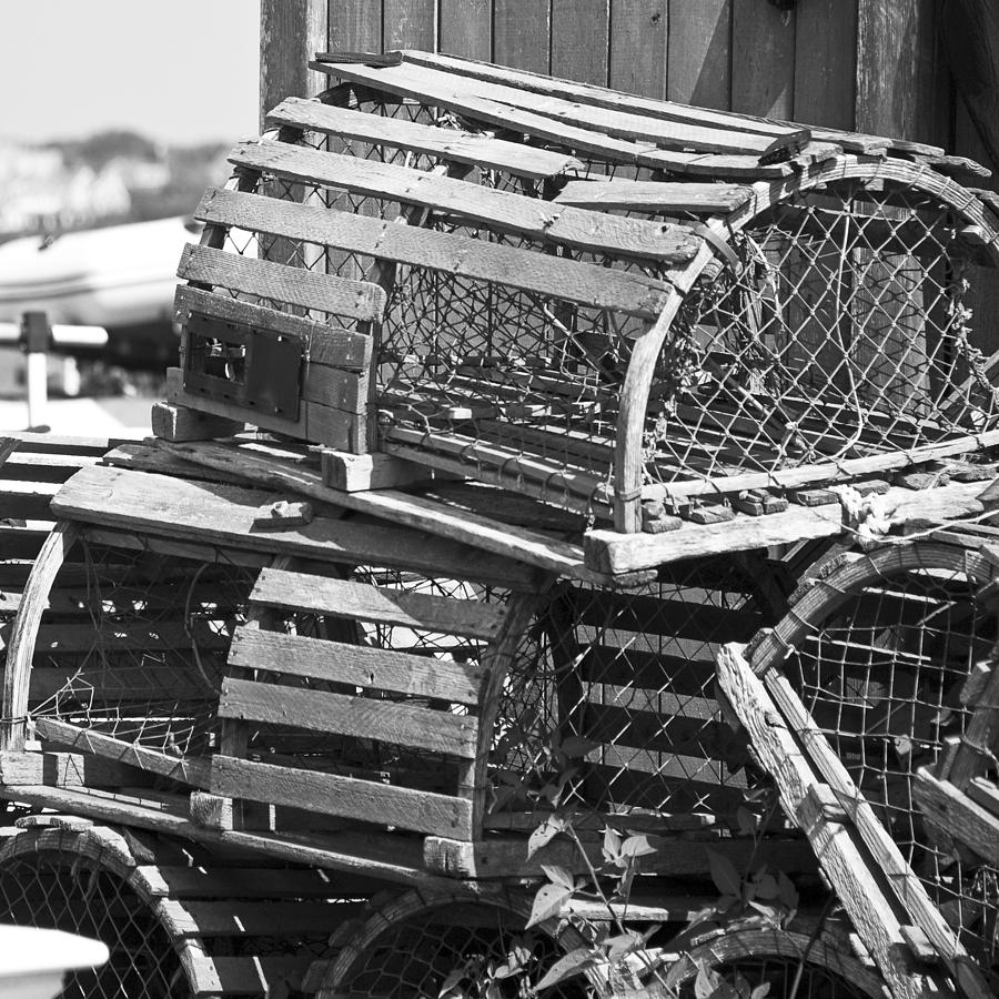 Nantucket Lobster Traps Photograph by Charles Harden