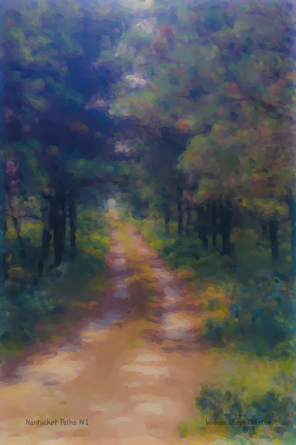 Nantucket Paths #1 Painting by Bill McEntee