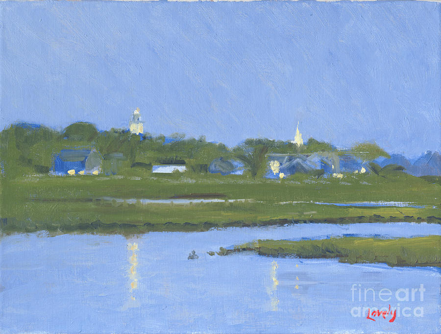 Nantucket Twilight Painting by Candace Lovely