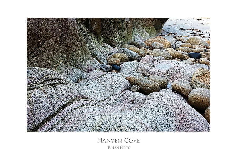 Nanven Cove Digital Art by Julian Perry