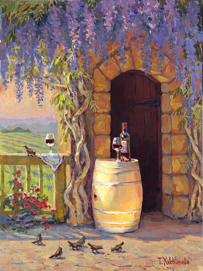 Wine Country Painting - Napa Valley Afternoon by Tania Yukhimets