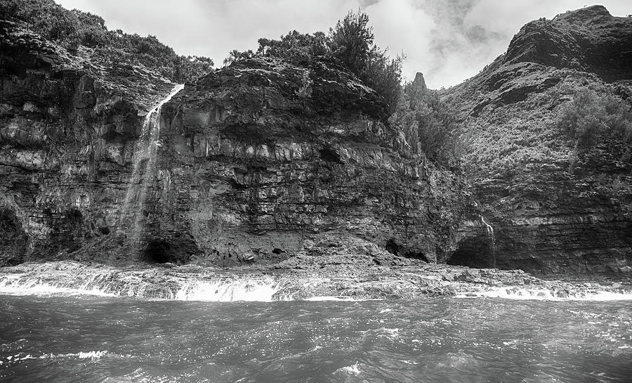 Napali Coast Falls Photograph by Jason Wolters