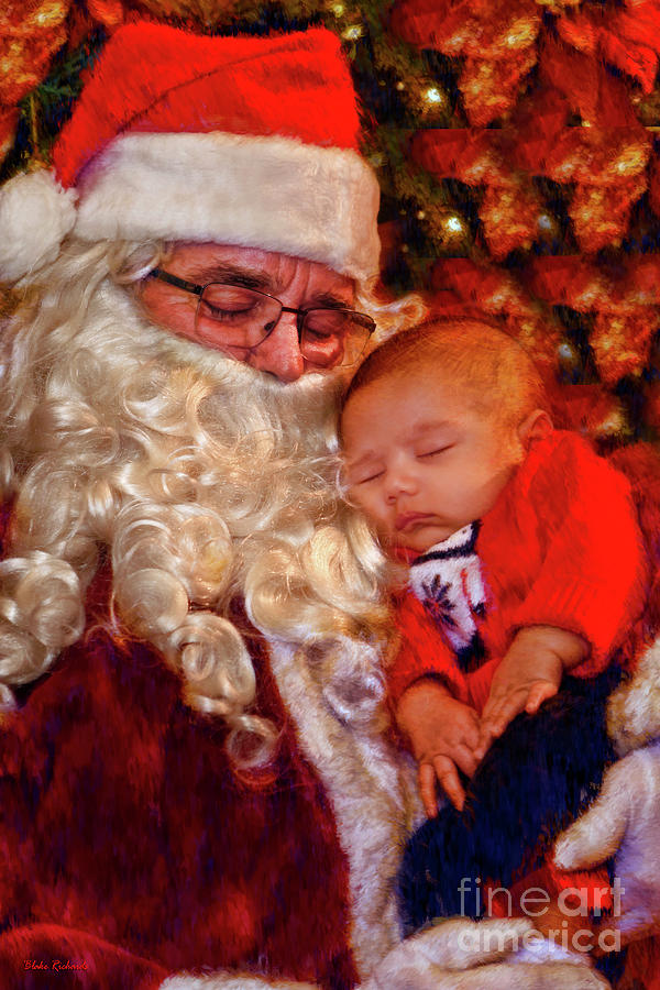 Napeing with Santa Photograph by Blake Richards