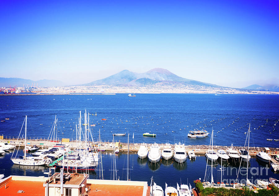 Naples and Vesuvius  Photograph by Anastasy Yarmolovich