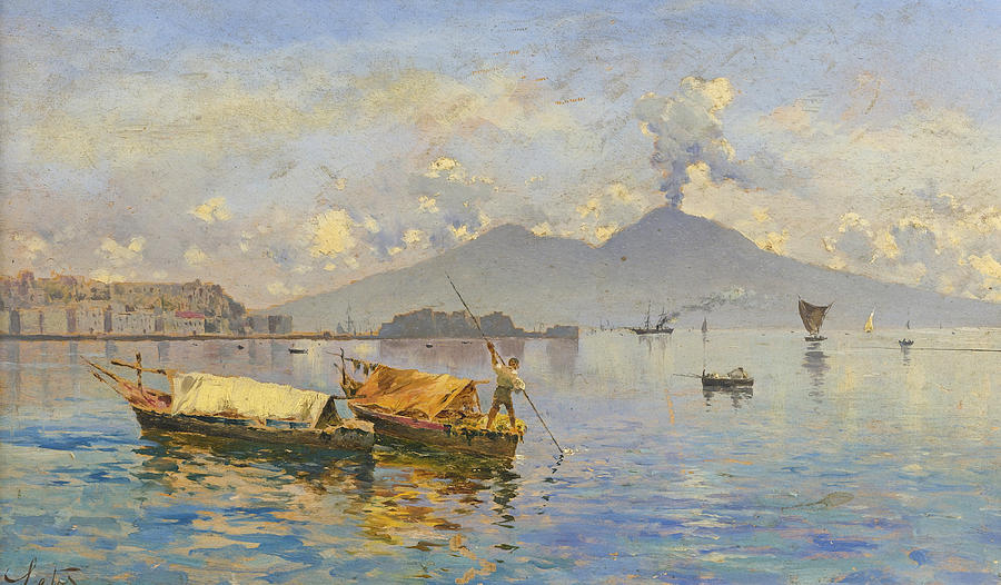 Naples Painting by Antonino Leto