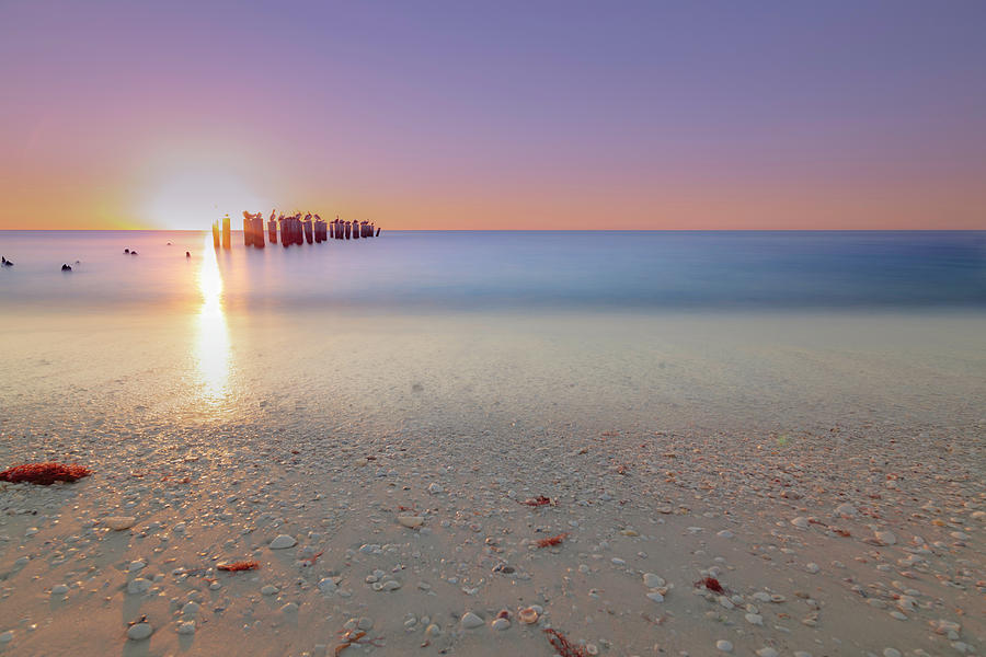 Naples Beach Sunset 3rd Ave by CHRISTOPHER L THOMLEY Naples Beach Sunset 3rd Ave by CHRISTOPHER L THOMLEY